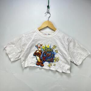 Vintage Tigger Disney Winnie the Pooh Crop Top T-Shirt Small
